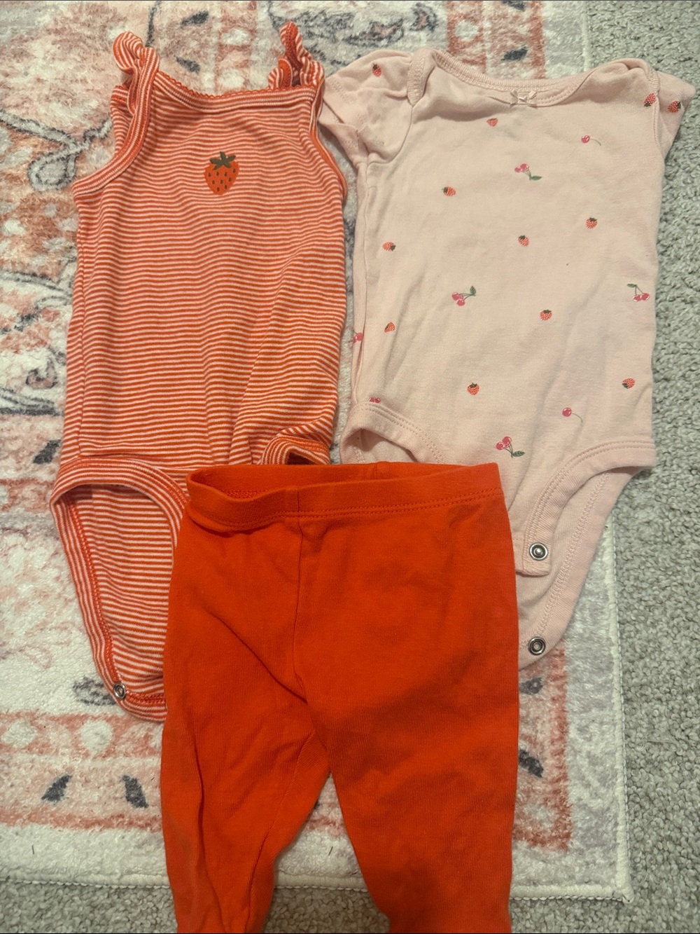 Carter's Strawberry Matching Set